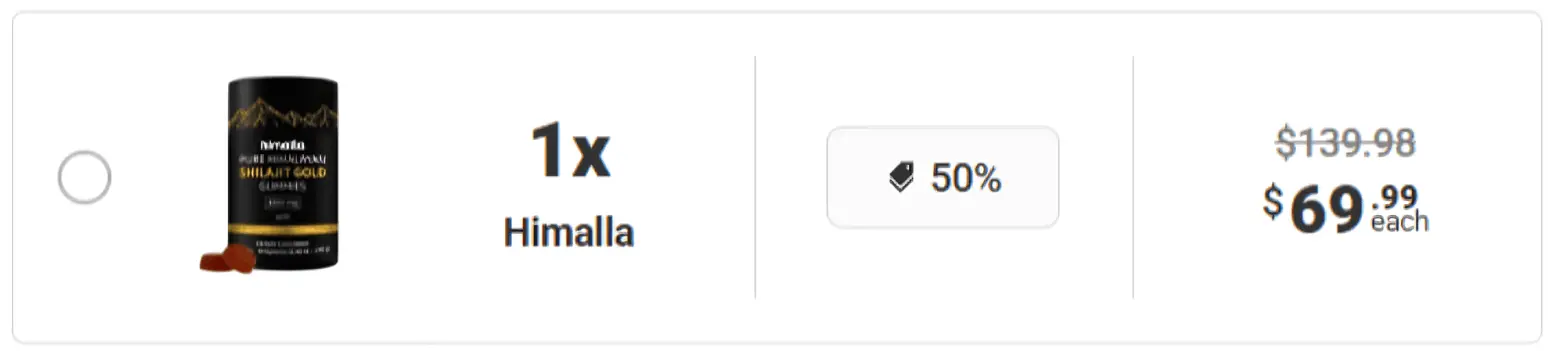 Himalla Shilajit Gummies offer price