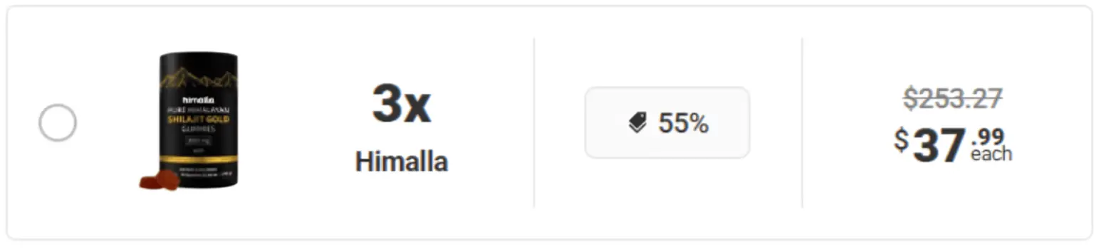 Himalla Shilajit Gummies offer price